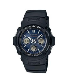 Relógio Casio G-SHOCK AWG-M100SB-2AER: resistência e estilo.