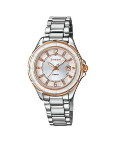 Relógio Casio SHEEN SHE-4045SG-7AUER: Elegância e estilo.