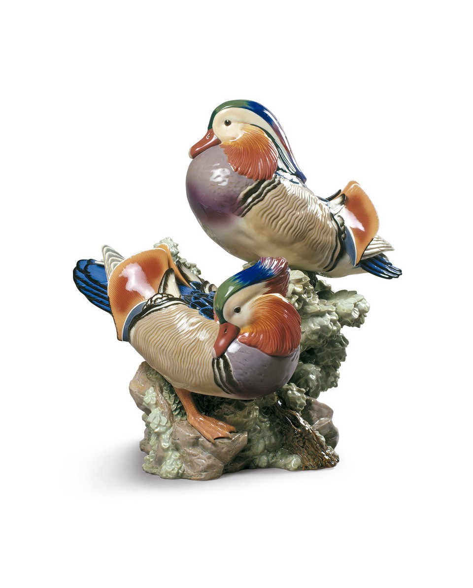 Lladro Porcelain Mandarin Ducks 01001979 - TicTacArea