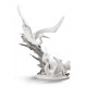 Porcelana Lladro CRANES RE-DECO - 01009090: elegância em cada detalh