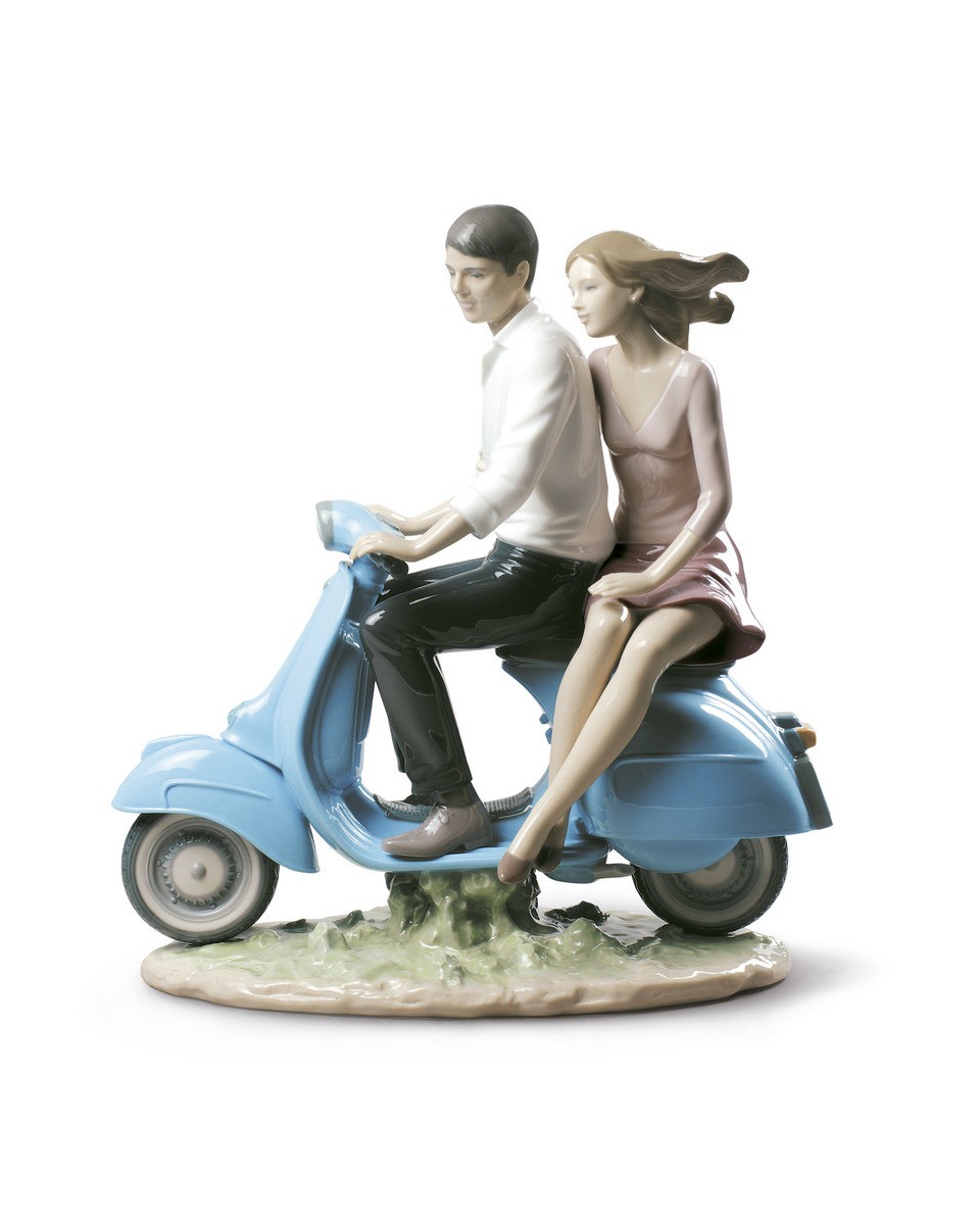 Lladro Porcelain Riding with You Figurine - TicTacArea