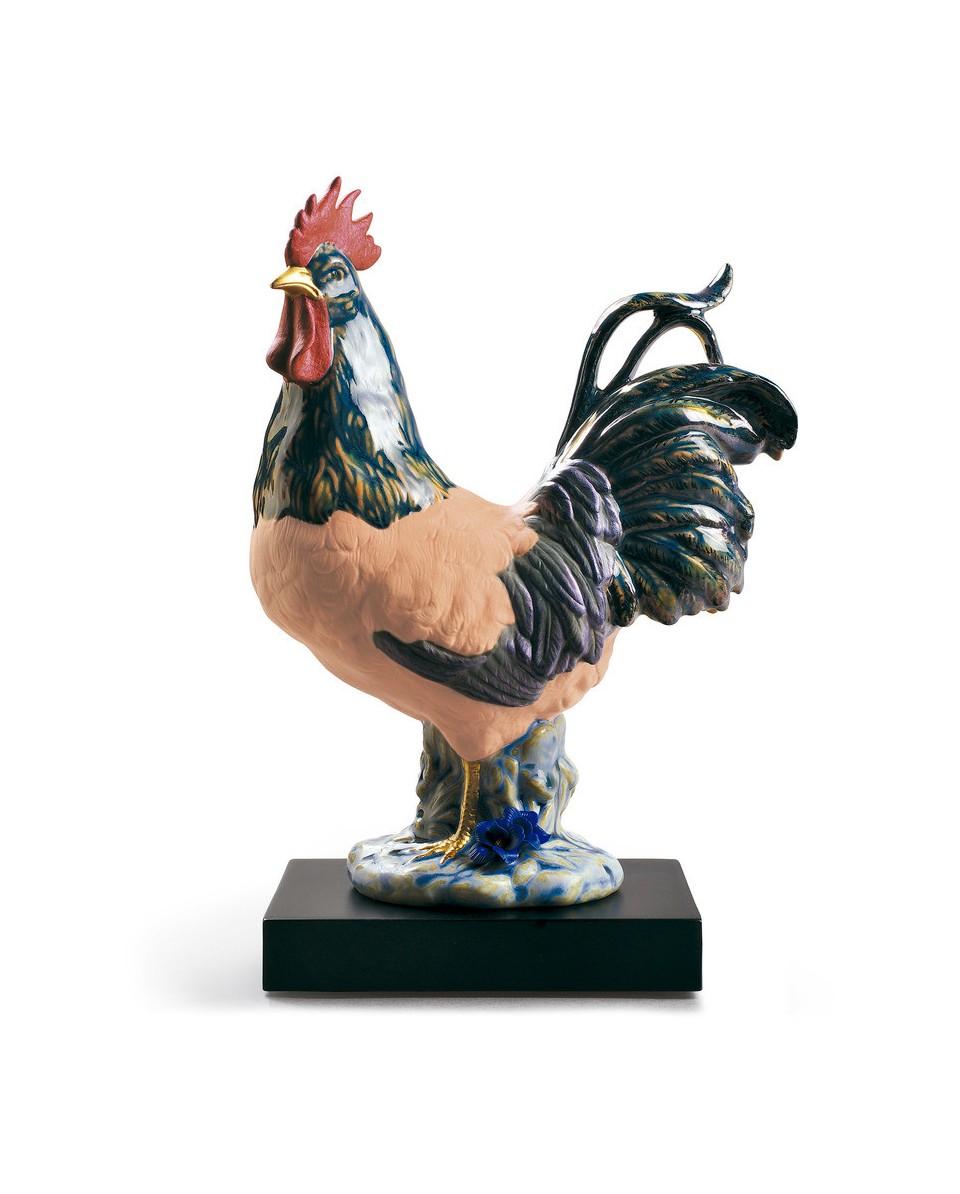 Lladro Porcelain Rooster: 01009233 - TicTacArea.com