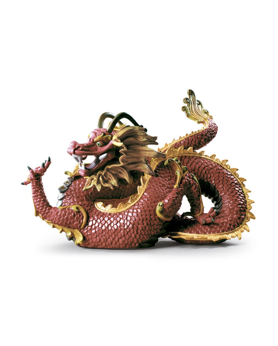 Lladro Porcelain Majestic Dragon Sculpture - TicTacArea