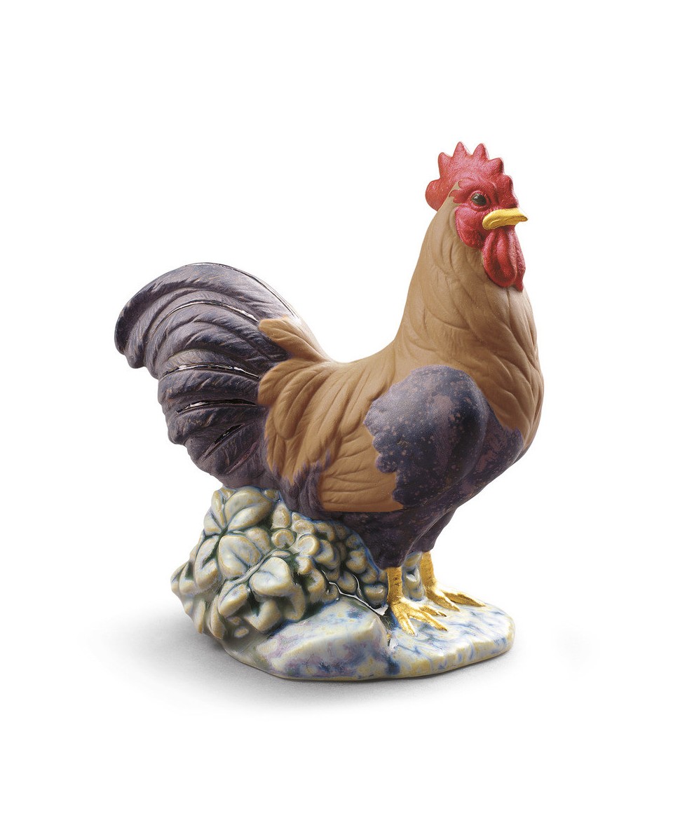 Lladro Porcellana THE ROOSTER-MINI 01009238 su TicTacArea.com