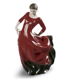 Lladro Porcelain BULERIA RED 01009183 - TicTacArea