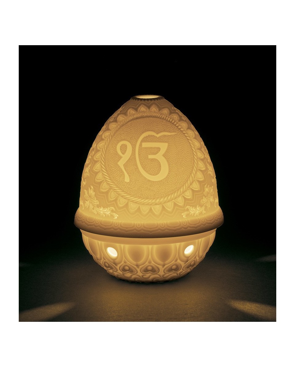 Lladro Porcelain Lithophane Votive Light - Onkar 01017371