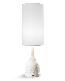 Lladro Porcelain Naturo-Table Lamp: Organic Nature WH-CE