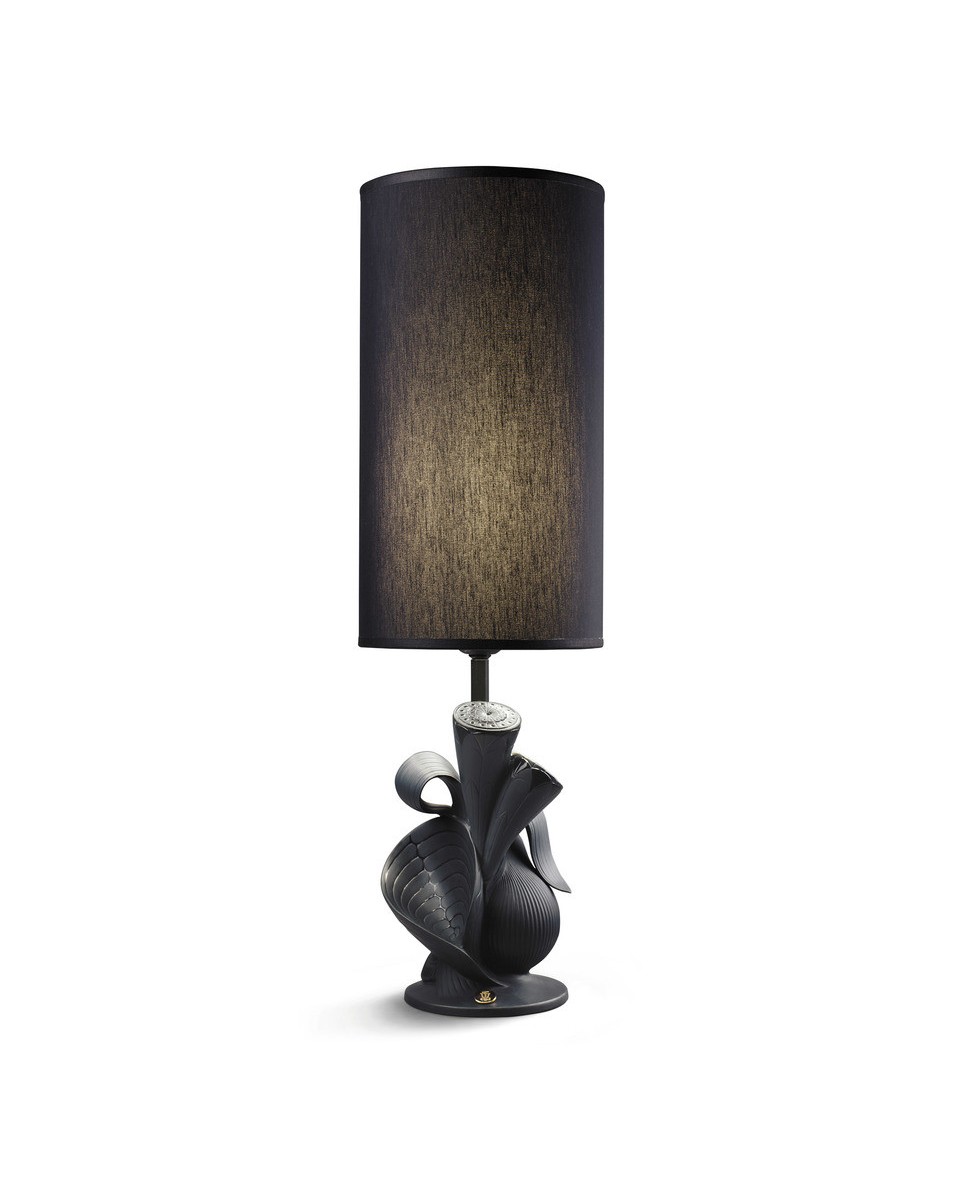 Lladro Porcelaine NATURO-TABLLAMP LIVING NATUREBLACK-CE 01023742