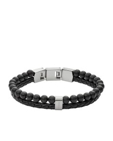 Bijou Fossil Bracelet: Vintage Casual for Men