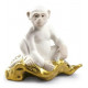 Lladro Porcelain Monkey Mini Figurine - TicTacArea