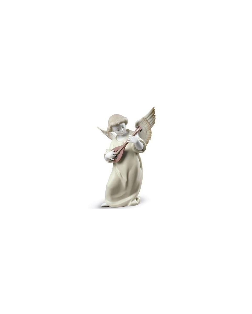 Lladro Porcelana Ángel con Mandolina - 01009185