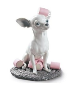 Lladro Porcelain Chihuahua with Marshmallows - TicTacArea