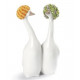 Lladro Porcelain Gossiping Orange & Green 01009204