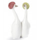 Lladro Porcelain Gossiping - Red and Yellow 01009205