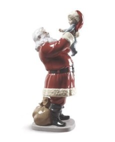 Lladro Porcelain Merry Christmas Santa! 01009254