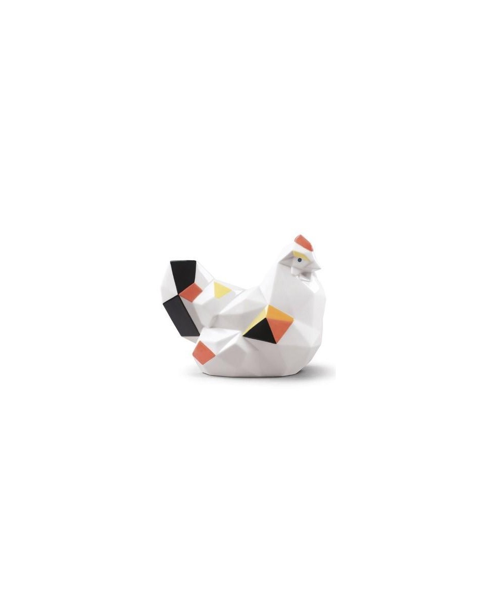 Porcelana Lladro GALLINA - 01009267: elegância em cerâmica