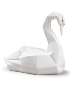 Lladro Porcelain Swan - Matte White - TicTacArea