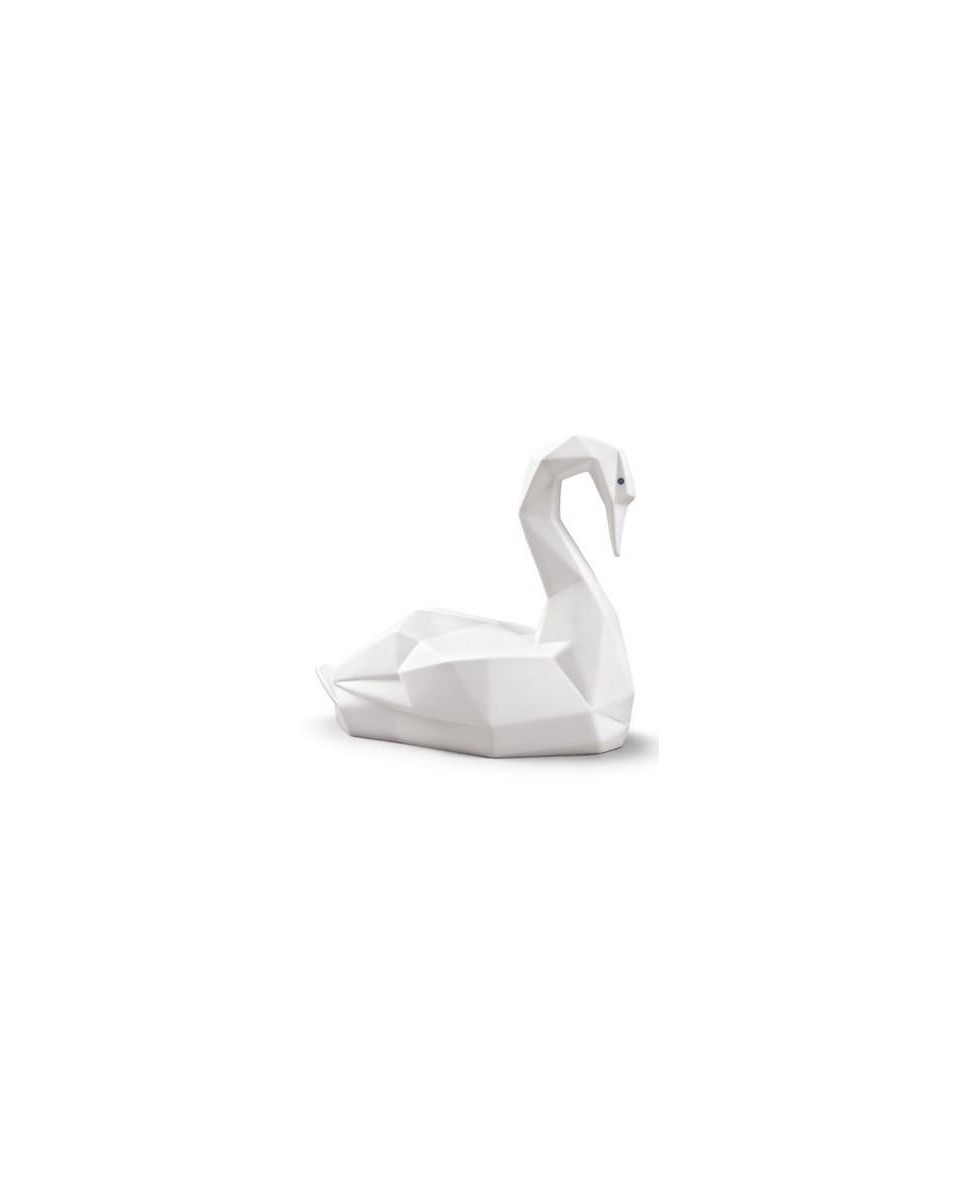 Lladro Porcelain Swan - Matte White - TicTacArea