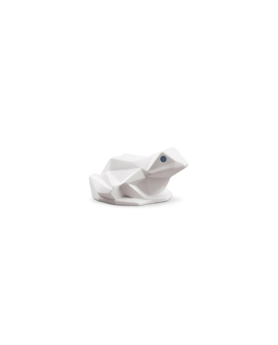 Lladro Porcelain Frog (Matte White) - TicTacArea