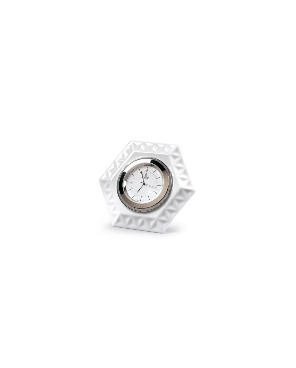 Reloj hexagonal Lladro Porcelana 01009288