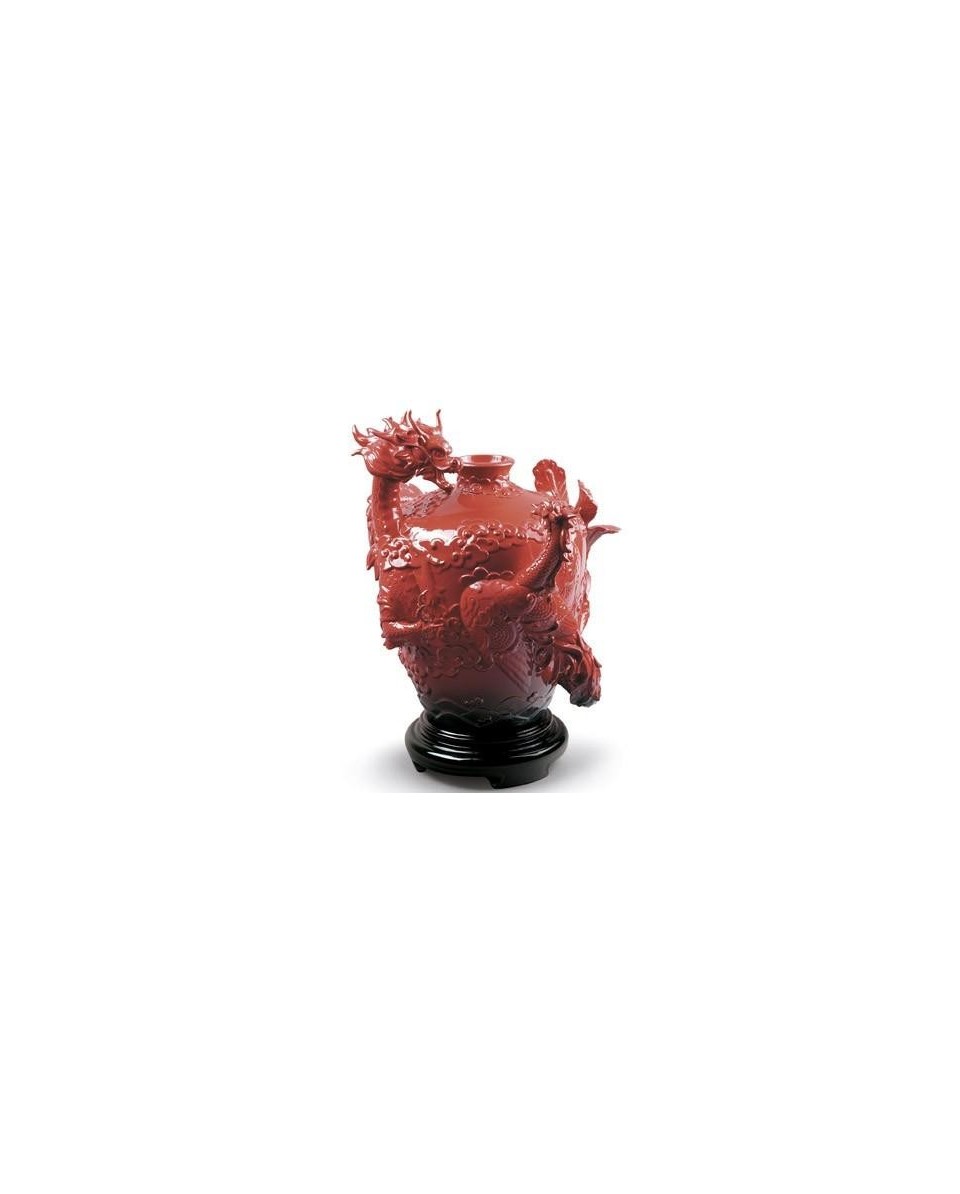 Lladro Porcelain Dragon Phoenix Vase - TicTacArea