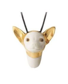 Lladro Porcelain Chihuahua Pendant - TicTacArea