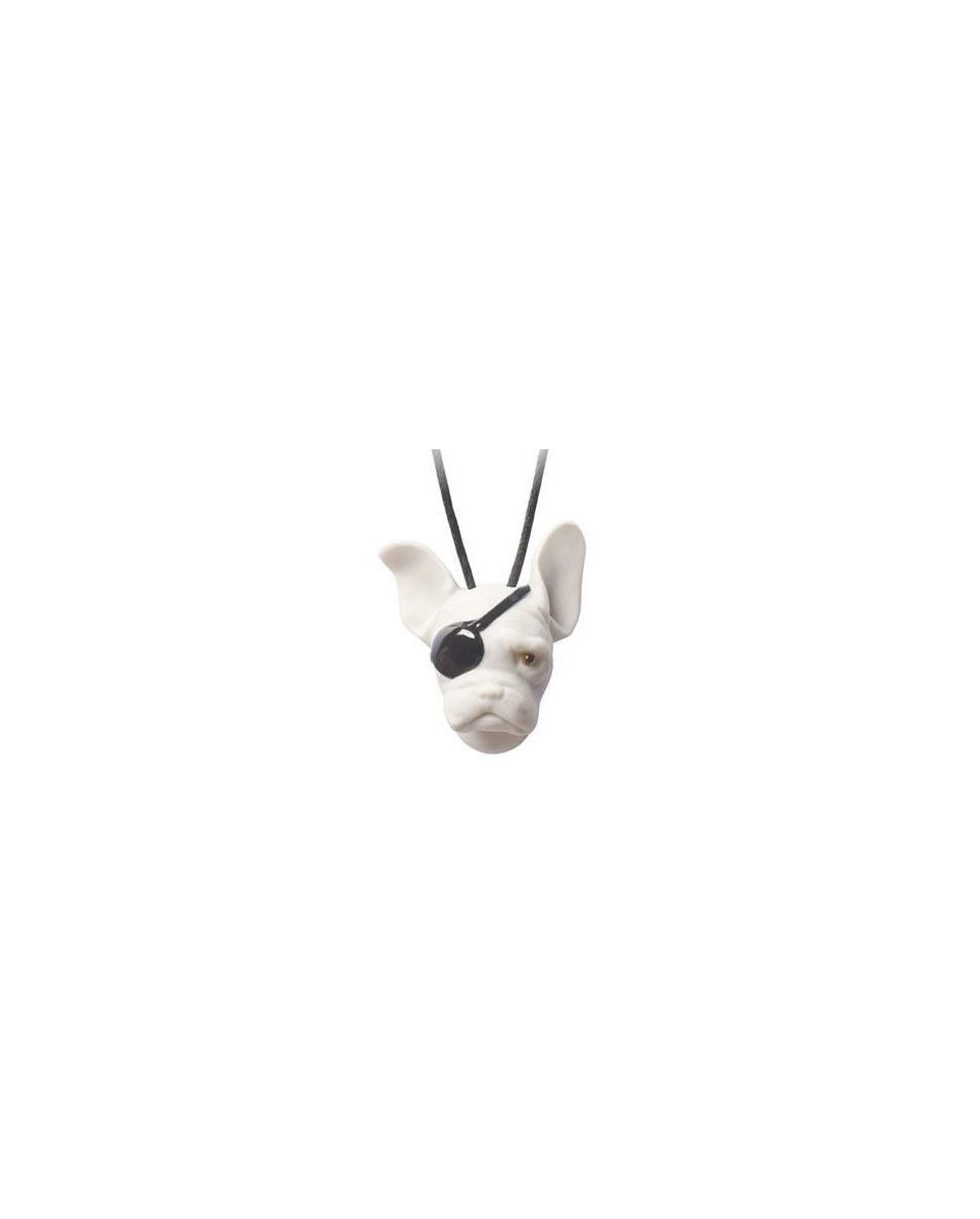 Lladro Porcelain Corsair Bulldog Pendant - TicTacArea