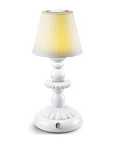 Lladro Porcelain Lotus Firefly Lampe-Blanc 01023759 - TicTacArea