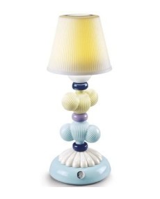 Lladro Porcelain Cactus Firefly Lampe-Jaune et Bleu 01023767