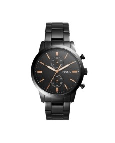 Fossil Cinturino da Orologio Fossil BLACK & ROSE GOLD FS5379