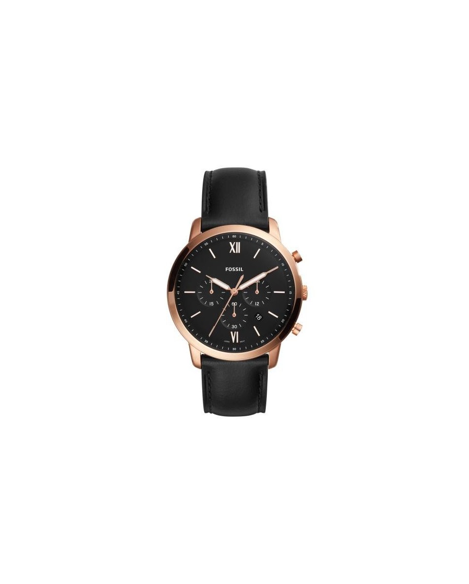 Fossil Strap for Fossil Watch BLACK & ROSE GOLD FS5381