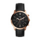 Fossil Strap for Fossil Watch BLACK & ROSE GOLD FS5381