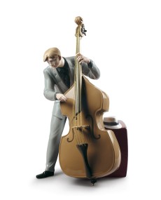 Jazz Bassist Lladró Porcelain 01009331 - TicTacArea