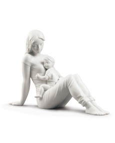 Porcelana Lladró: A Mother's Love (Matte White)