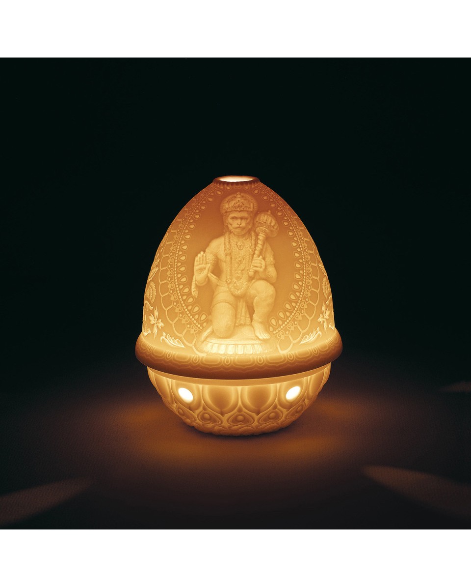 "Lithop.votive light-hanuman(rechar.led) Lladró Porzellan 01017377 -