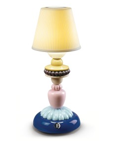 Blue Sunflower Firefly Lamp by Lladro