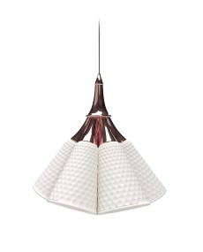 TicTacArea.com: Jamz Hanging Lamp Copper Lladro Porcelaine