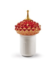 Lladro South Tower Candle: 1001 Lights (Rose)