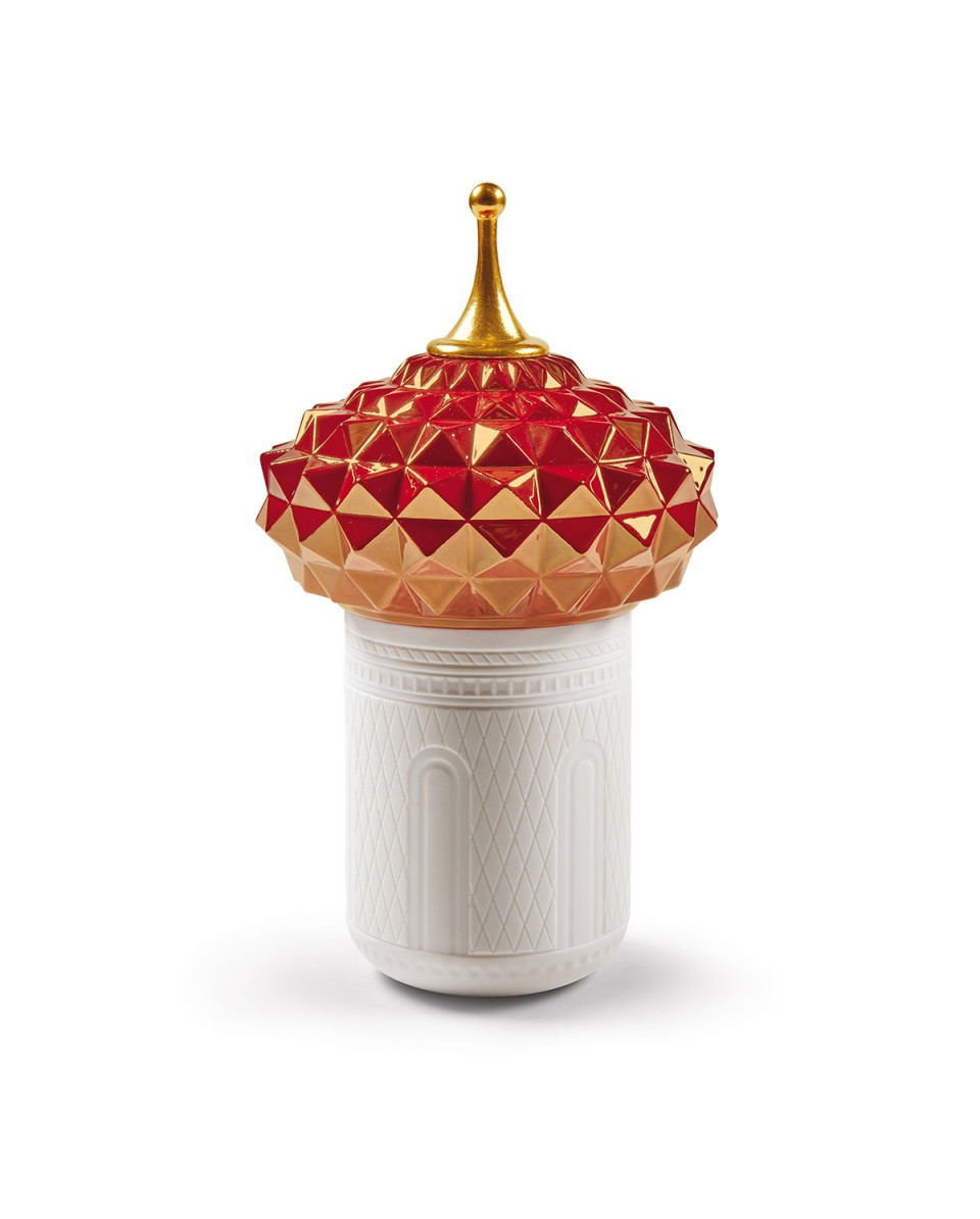 Lladro South Tower Candle: 1001 Lights (Rose)