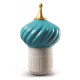 Turquoise spire candle 1001 lights Lladró Porcelain 01040157