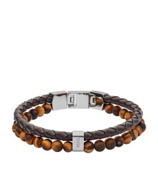 Bijou Fossil Bracelet: Vintage Casual JF03118040