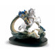 Saint George and the Dragon Lladró Porcelain 01001975