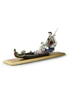 Gondola in Venice Lladró Porcelaine 01002014 by Lladro