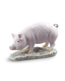 "The Pig-Mini Porcelain Lladro 01009121: Exquisite Collectible"