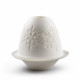 Lithophane Votive Light - Snowflakes Lladro Porcelain