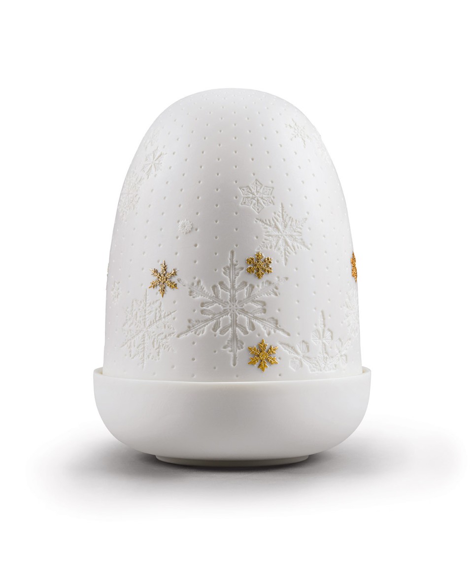 Snowflakes Dome Lamp Lladro Porcelaine 01023942 - TicTacArea