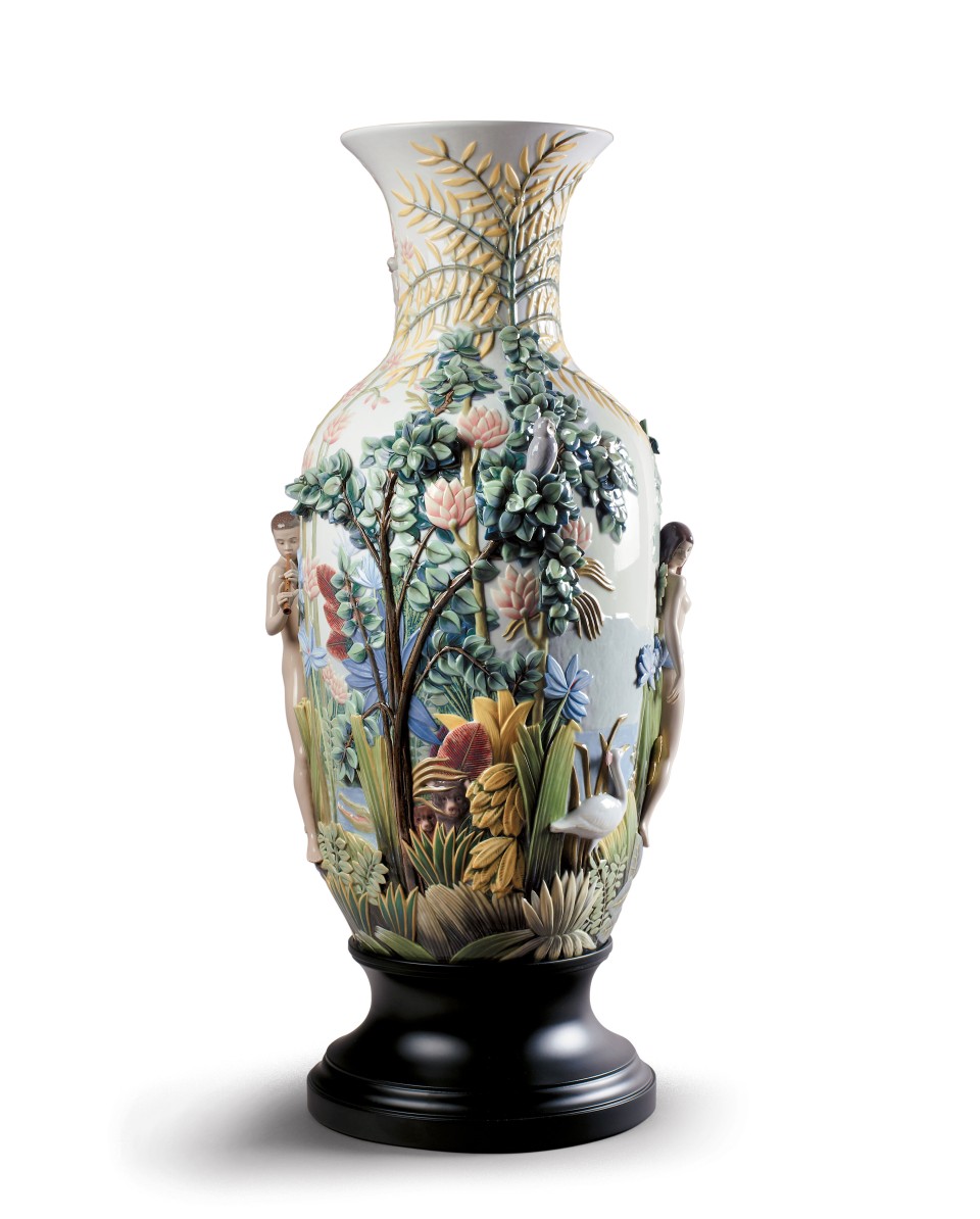 Paradise Vase Lladró Porcelain 01001997 - TicTacArea