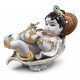 Krishna on Leaf Lladró Porcelain 01009370