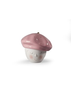 Lee Beret Box (Pink-Gold) Lladro Porcelain 01009385