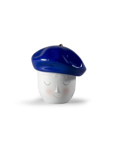 Lane beret box (blue-gold) Lladró ФАРФОР 01009386  